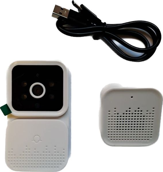 Wireless Mini Doorbell and Intecom with Wifi Camera - Cellphone Access