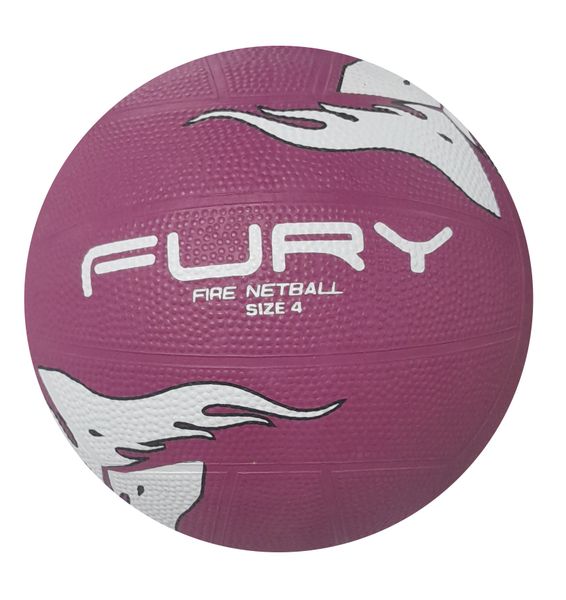 Fury Fire Netball - Size 4