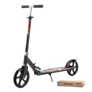 Cozéchic - Kick Scooter Adjustable Transporter Scooter for Kids Teens Adult