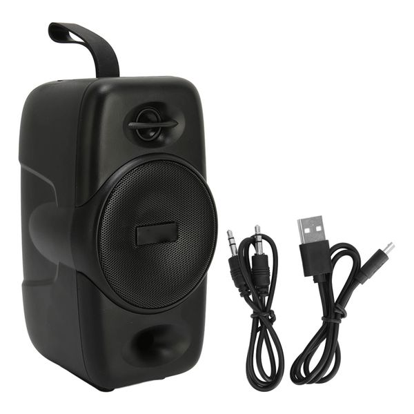 Bluetooth Speaker Built in Mic Wireless Outdoor with Subwoofer Q8 5.0 Black