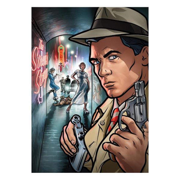 Archer Movie Cartoon - A1 poster