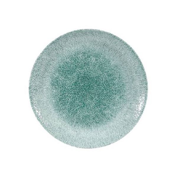 Jade Green Churchill Raku Coupe Plate 12 Pcs