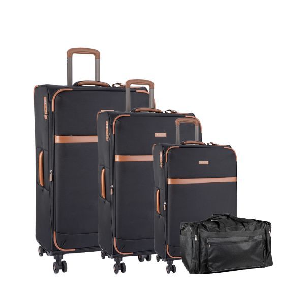 Cellini New Monte Carlo Soft 3 Piece Luggage Set + Free Fold Up Duffle