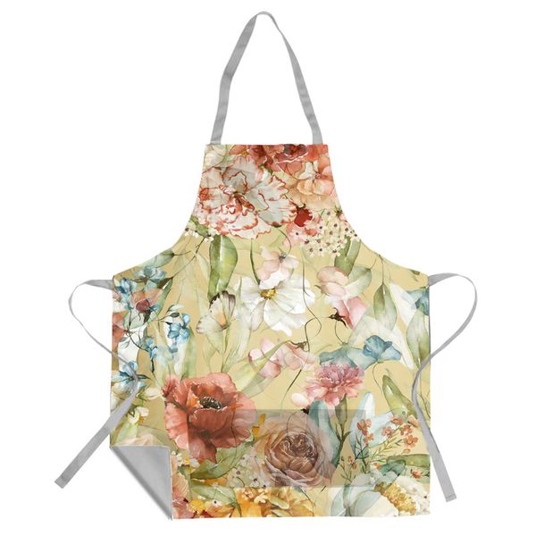 Water Painted Sun Kissed Flowers Apron by Mark van Vuuren