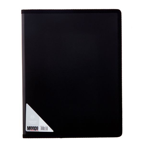 Meeco A4 Exam Pad Folder - Black