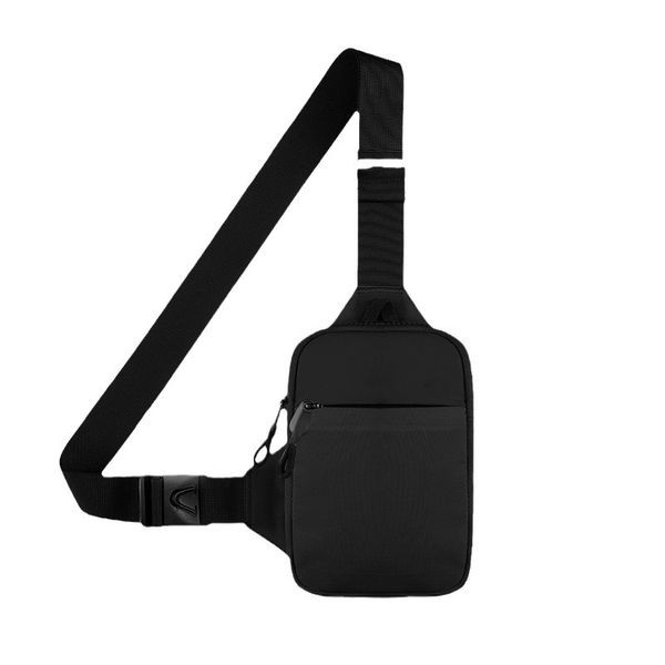 Crossbody Sling Bag Chest Dual Pocket Water Resistant Pack Running Phone