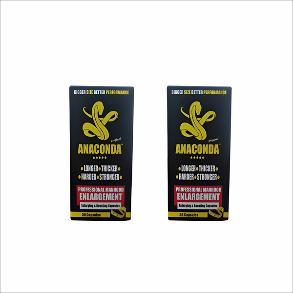 60 Capsules Anaconda Manhood Enlargement &amp; Booster (2 x 30-Pack)
