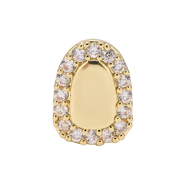 Gold Hip Hop Tooth Grill Decoration for Men Women