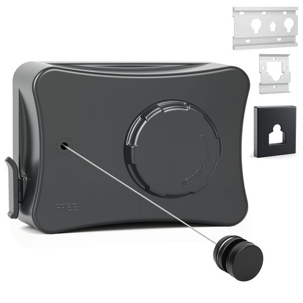 Retractable Invisible Clothesline Heavy Duty Wall Mounted - 5.1M
