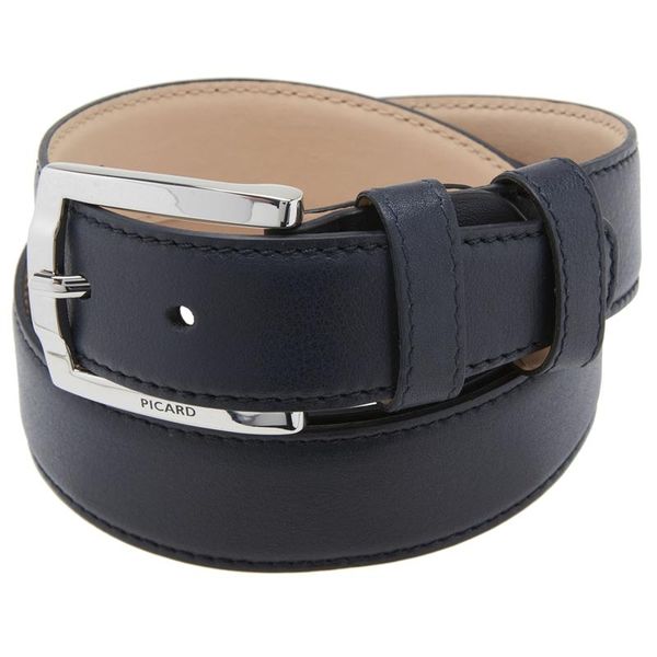 Picard 5944 Leather Belt - Ocean Blue