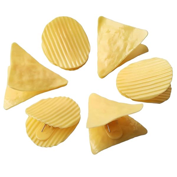 Tjippie-Clips Kitchen Food Storage Bag Sealer Snack-Inspired Chip Clips Pack of 6