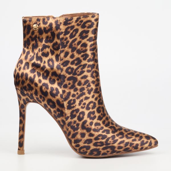 Miss Black Boss 24 Women Faux Leather Ankle Boots - Leopard