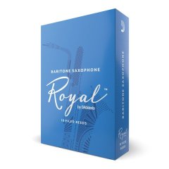 D'Addario RLB1040 Rico Royal Baritone Sax 4 Reeds – Box of 10