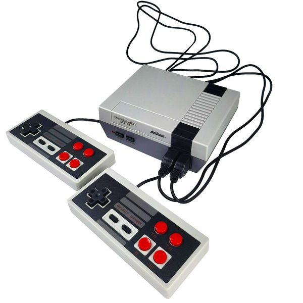 Andowl Mini TV Video Game Console - With 600 Built-in Classic Games