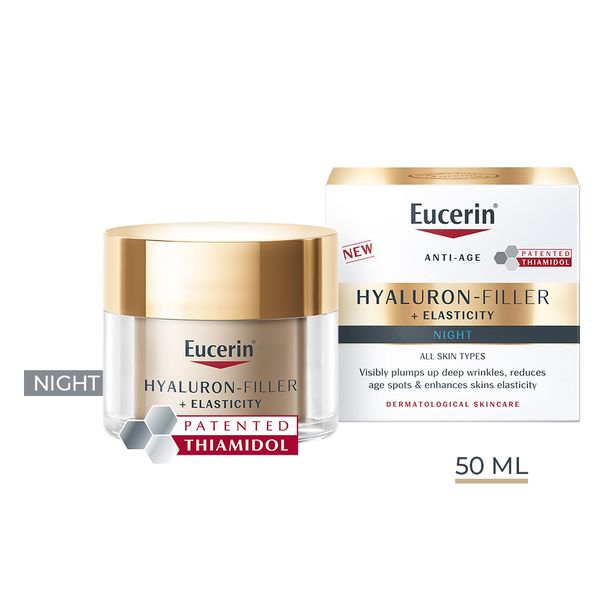 Eucerin Hyaluron Filler + Elasticity Anti-Age Face Night Cream, 50ml
