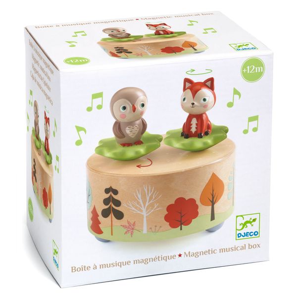 Djeco Round Magnetic Music Box - Melody of the Woods
