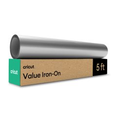 Cricut Value Iron-On 30.5 cm x 1.5 m Silver