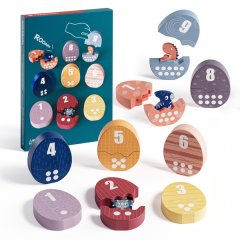 TopBright - Number Matching &amp; Sorting Set - Dinosaur - 18 Pieces
