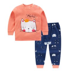 Girls Winter Toddler Pajama Set - Cat
