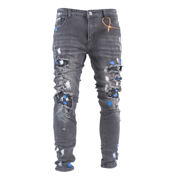 Volt Strike Rip &amp; Splash Skinny Jean 13746