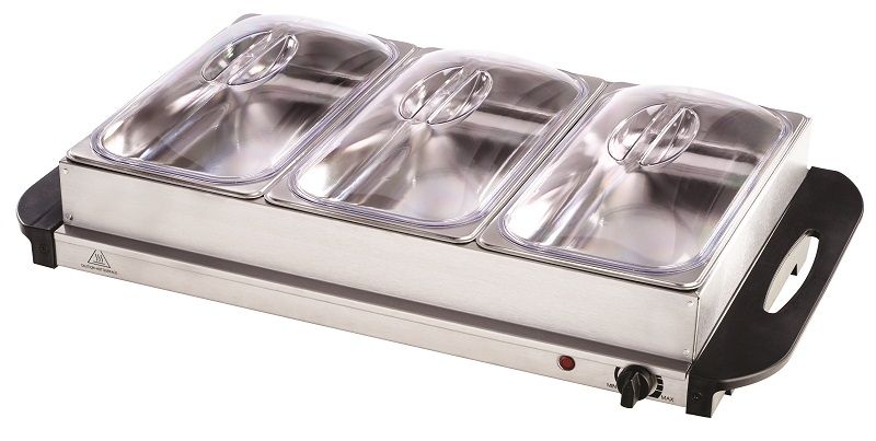 Salton - 3 Dish Buffet Server inch Hot Tray