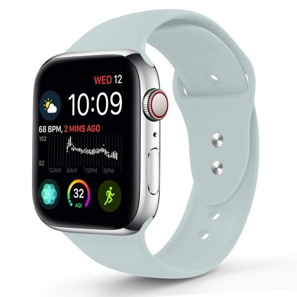 TechByte Silicone Strap for Apple Watch - Turquoise - 38/40/41mm