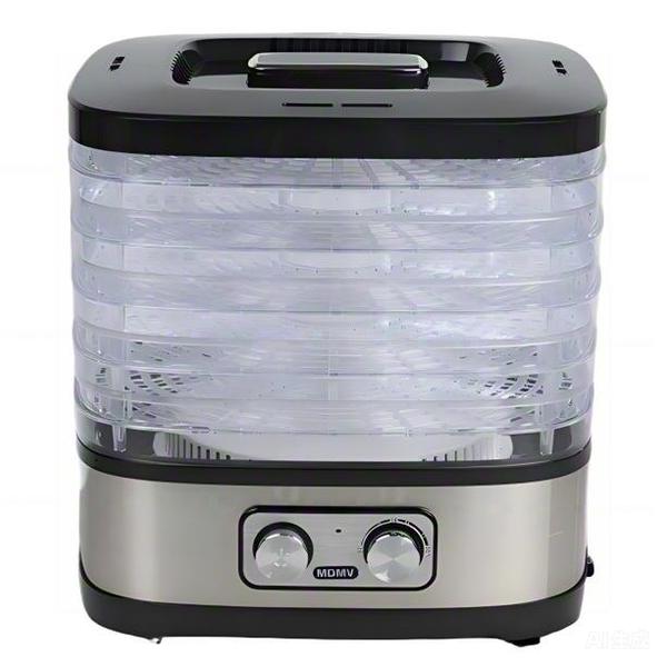 MDMV 240W Food Dehydrator - 5-Layer Mechanical Dryer for Fruits &amp; Meat