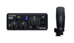 PreSonus AudioBox GO Interface and M7 Studio Microphone