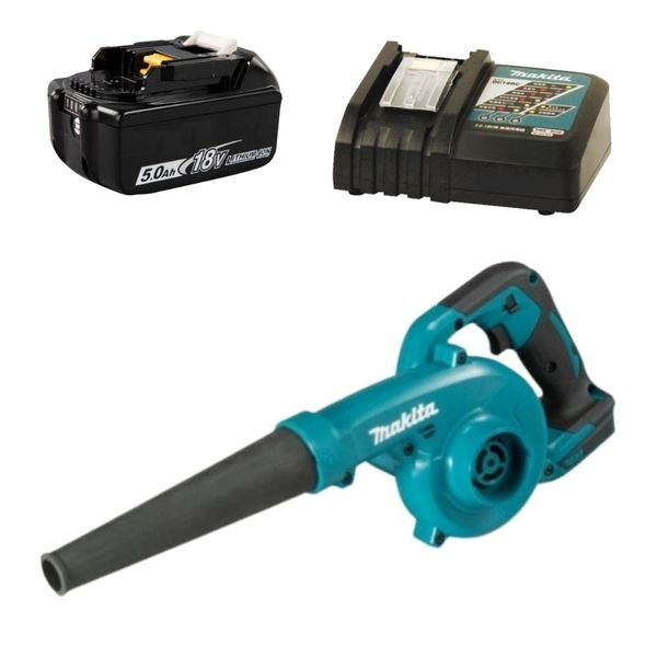 Makita - Cordless Blower 18V DUB185Z with 5.0Ah Battery and Charger