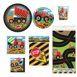 Construction Party Tableware Basic
