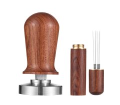 Bltunoed Espresso Tamper and Stirrer Set, 51mm Spring-loaded Coffee Tamper