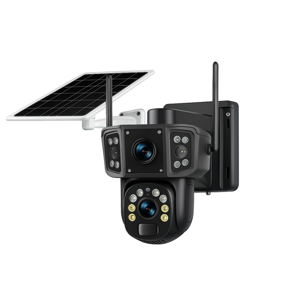 8MP Solar Security Camera - 4K, V380 Pro App