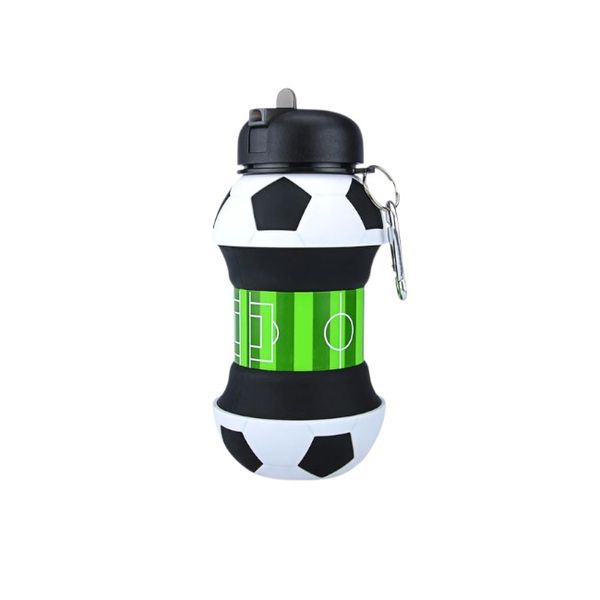 Silicone Water Bottle Sports Bottle for School Leisure and Sports