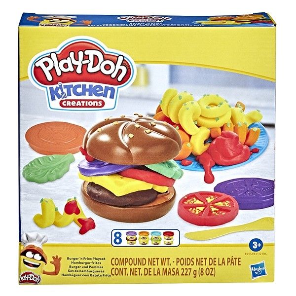 Play Doh-Silly Snacks Burger N Fries