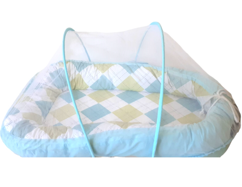 Baby Sleeping Nest Baby Bed Infant Portable Crib with baby Mosquito Net