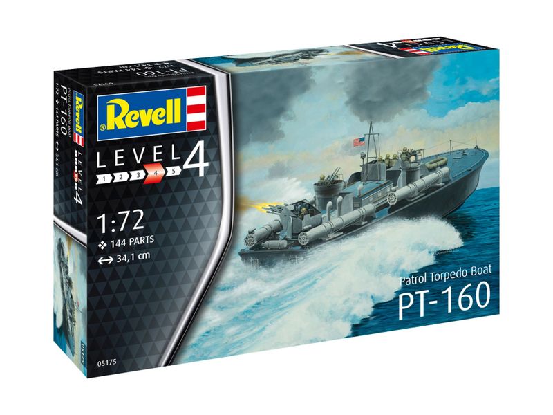 Revell 1/72 Patrol Torpedo Boat PT-160 Plastic Model Kit