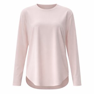 Women's Soft Long Sleeve Tee - Pink