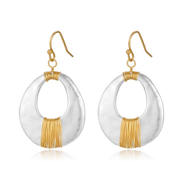 ZELTRYN Minimalist Vintage Irregular Matte Metal Stud Earrings