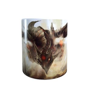 Red Eyes Black Dragon Shadow - Yu-Gi-Oh Coffee Mug