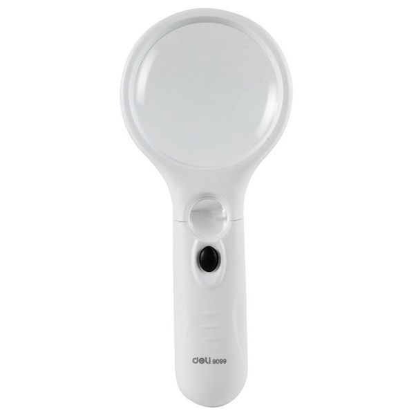 Premium Dual Magnification 3x with LED Light - White