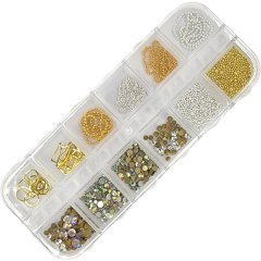 Nails by Nicole - Nail Decor - Silver &amp; Gold Series