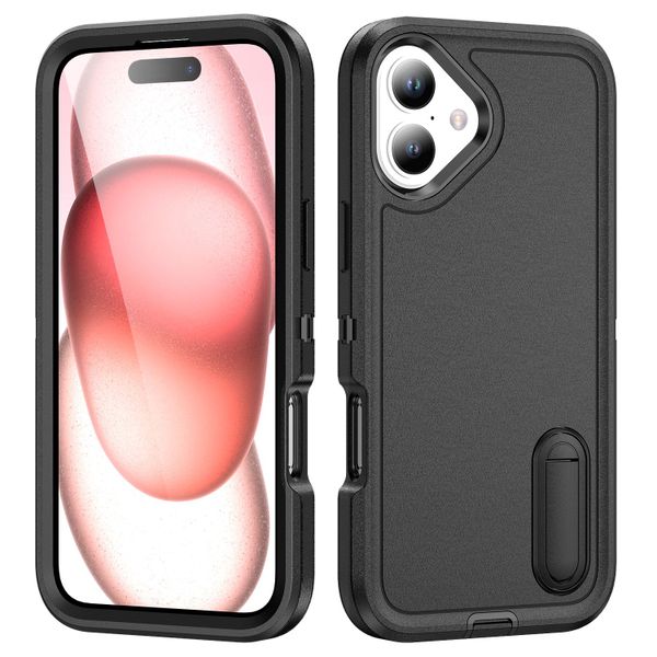 3 In 1 Shockproof Kickstand Cover Compatible With iPhone 17 Pro Max