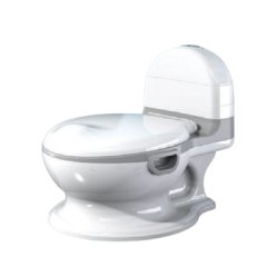 Potty Trainer Toilet Bowl Seat Baby Toddler - Grey