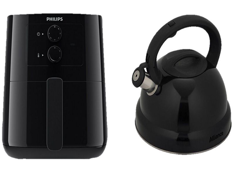 Philips 4.5L Air Fryer + Alliance 3L Stovetop Kettle