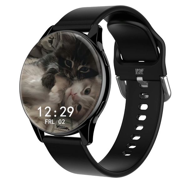 Stylish Black Smart Watch - Ideal Gift for Everyday Fitness &amp; Lifestyle Use