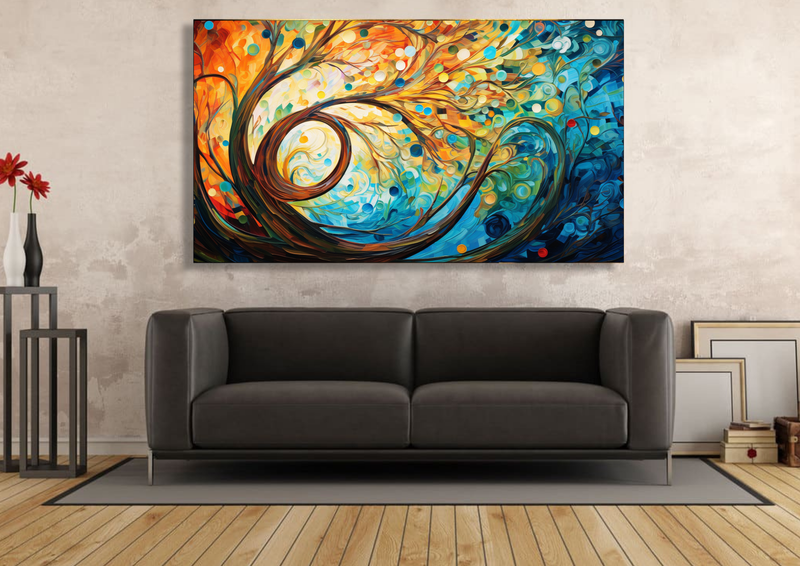 Canvas Wall Art - Capri Kaleidoscope - HC1267