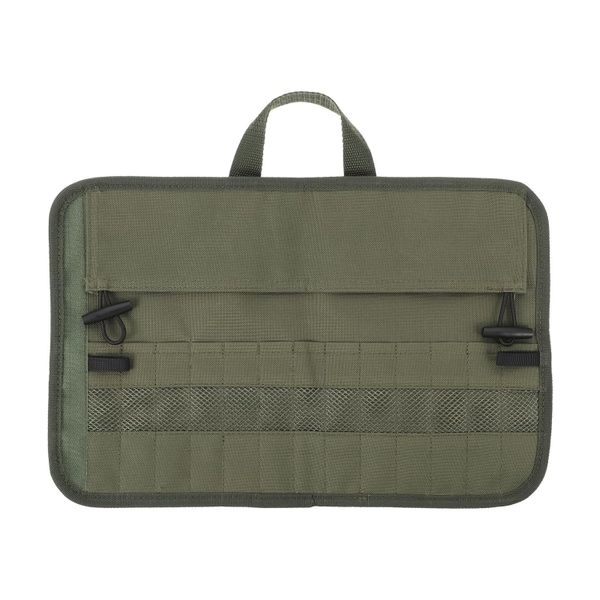 Camping Cutlery Organizer Bag with 13 Slots Roll-Up Storage