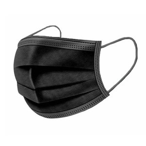 Face Masks - Disposable Adults Mask - Black (Pack of 50)