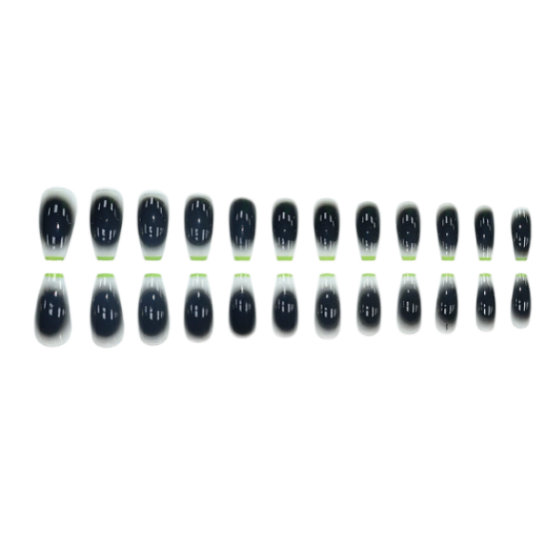 French Press-On Nails - Long Fake Nails for Manicure Beauty