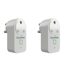 Qualitel Smart Wi-Fi Plug with Power Metering - 16 Amp Twin Pack